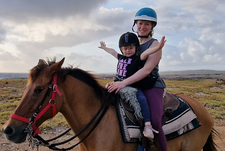 Aruba Ecological & Coastline Horseback Ride with Beach Photo Stop