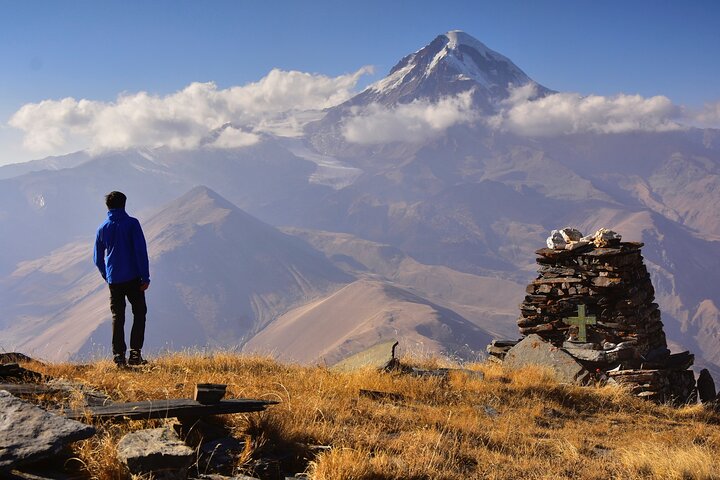 Kazbegi - One Day Trekking Private Tour to Angel Mountain 3096 m