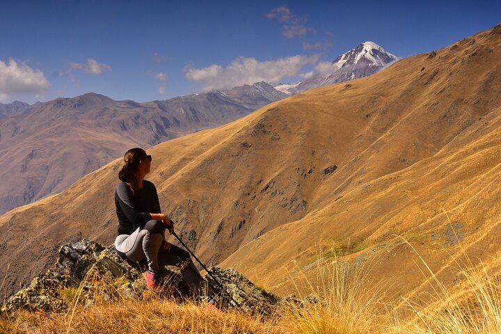 Kazbegi - One Day Trekking Private Tour to Angel Mountain 3096 m