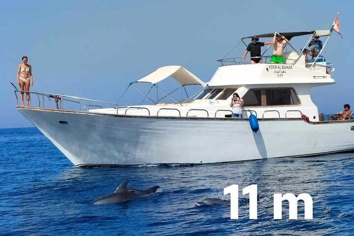 PRIVATE! | Full Day Charter Boat Trip| Up to 14 | Snorkeling and Islands tour