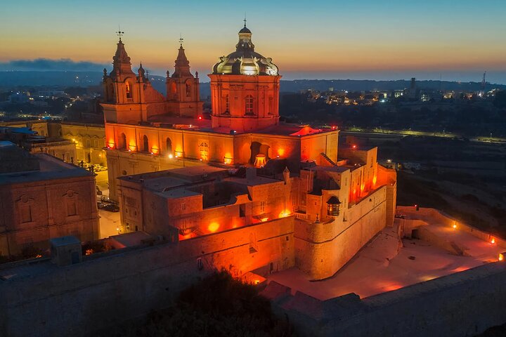 Guided Night Tour of Valletta Waterfront, Mdina and Rabat