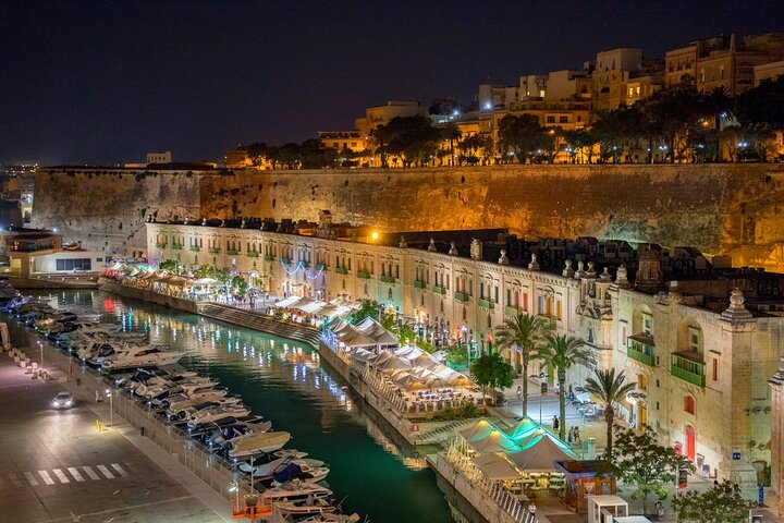 Guided Night Tour of Valletta Waterfront, Mdina and Rabat