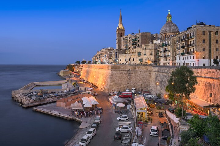Guided Night Tour of Valletta Waterfront, Mdina and Rabat