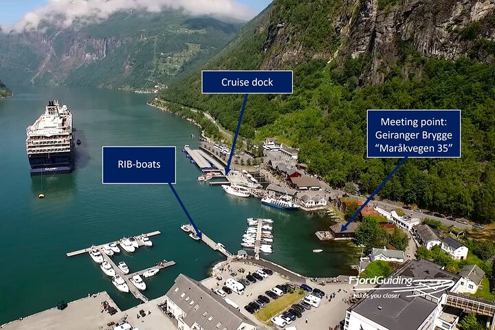 Geiranger: RIB Fjordsafari Geirangefjord