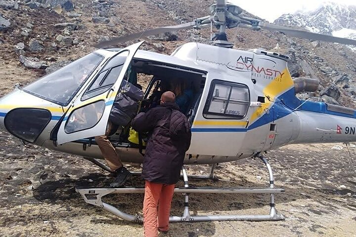 Lukla to Kathmandu Helicopter Return Journey