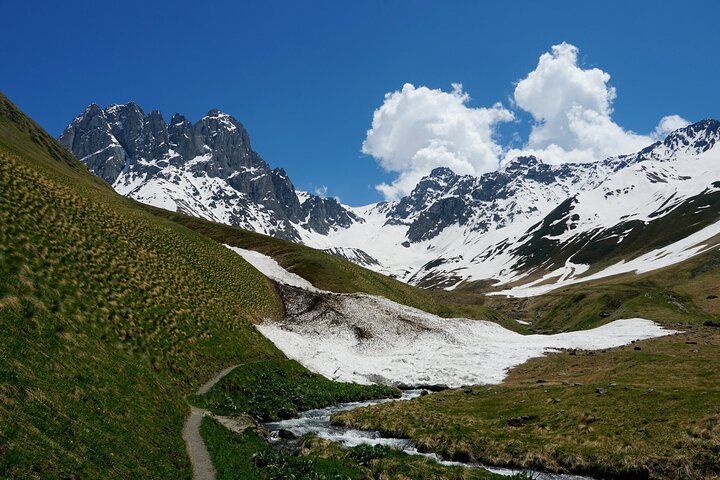 Kazbegi - One Day Trekking Private Tour to Chaukhi Pass 3341 m