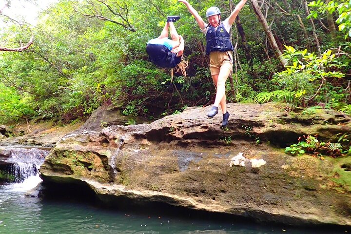 Okinawa Iriomote Mangrove SUP or Canoe and Splash Canyoning Tour