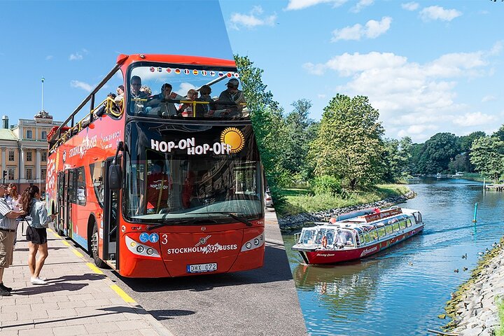 Stockholm Hop-On Hop-Off Bus & Boat Options