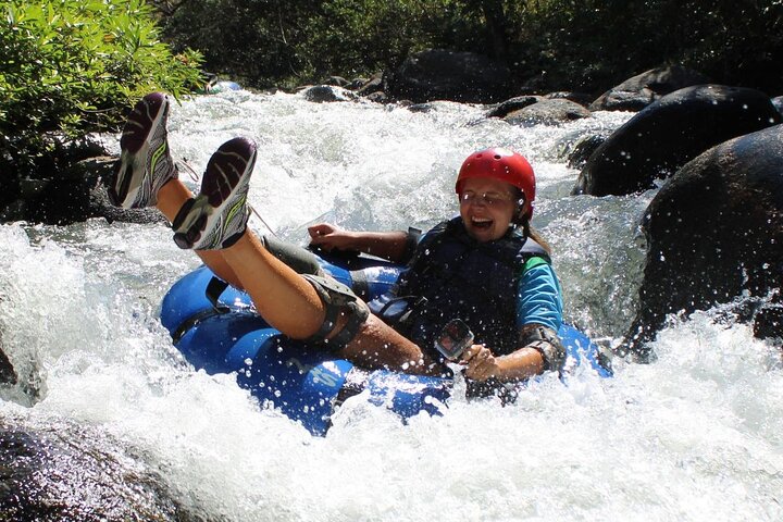 La Leona Waterfall Hike and River Tubing