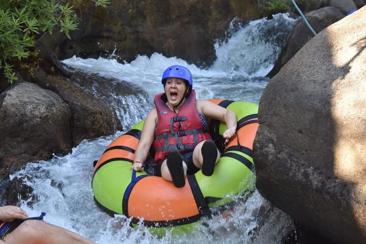 La Leona Waterfall Hike and River Tubing