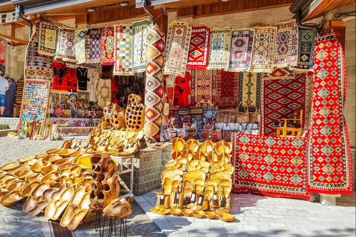 Kruja castle, the old Bazaar & Sarisalltik- Departure from Tirana