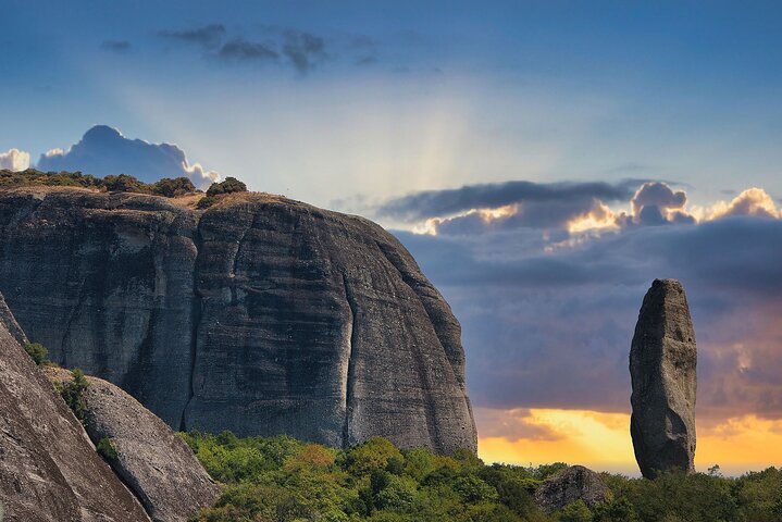 Meteora Sunset with Monastery & Hermit Caves Tour in Small Group