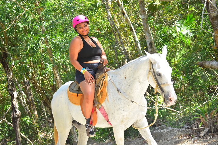 Horseback Riding plus ATV, Cenote, Ziplines, and Lunch