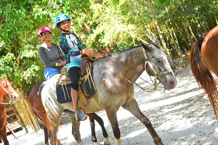 Horseback Riding plus ATV, Cenote, Ziplines, and Lunch