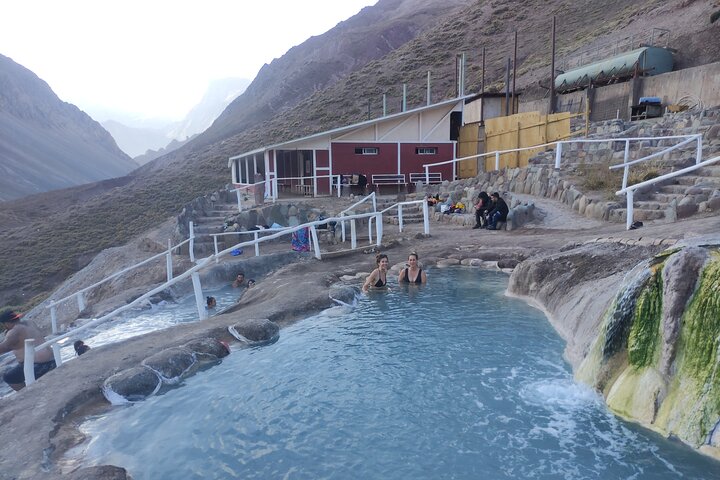 Private San Antonio, Visit Hot Springs and Picnic Cajon del Maipo