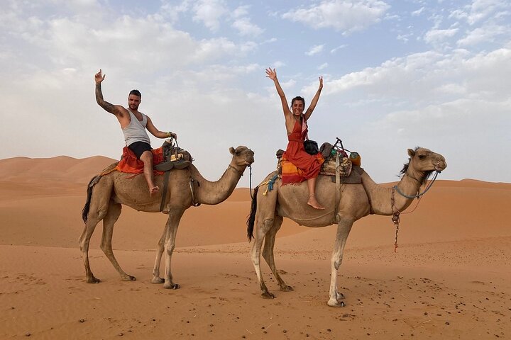 Merzouga Luxury AC/ Heating Camp: Camel Ride, Dinner & breakfast