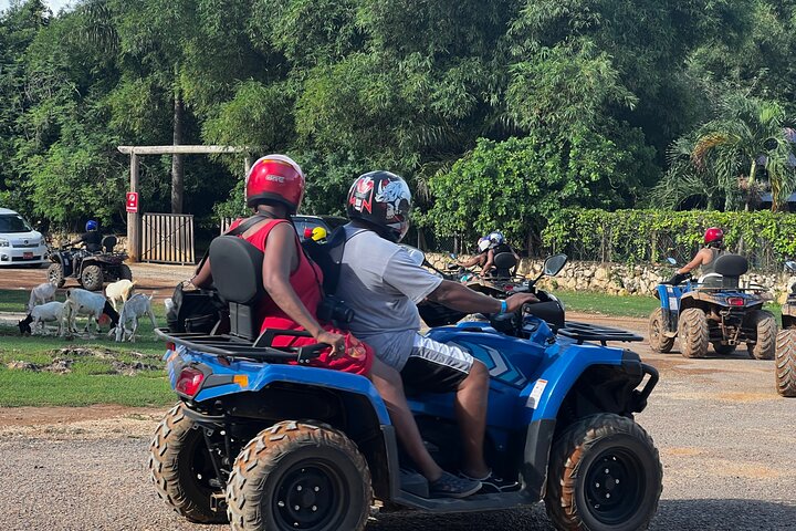ATV & Bamboo Rafting With Limestone Foot Massage.
