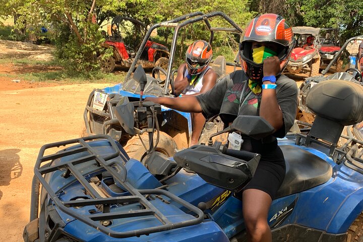 ATV & Bamboo Rafting With Limestone Foot Massage.