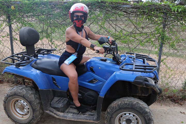 ATV & Bamboo Rafting With Limestone Foot Massage.