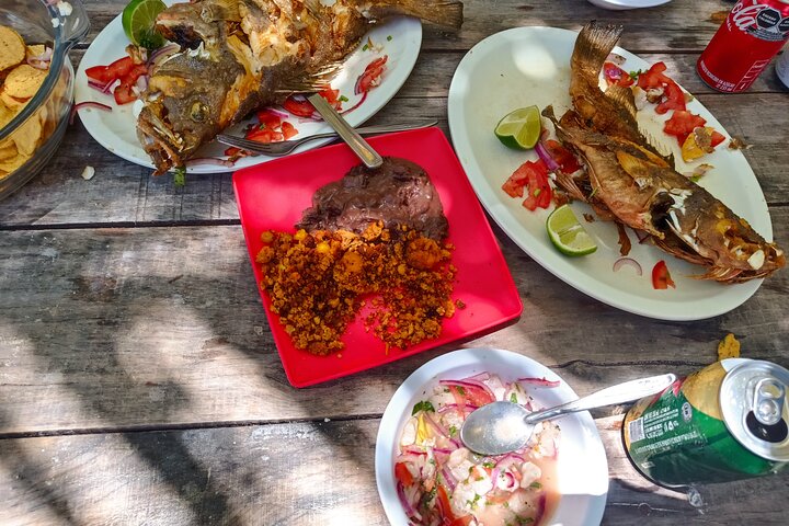 Full Day Tour with Fishing and Snorkeling from Holbox
