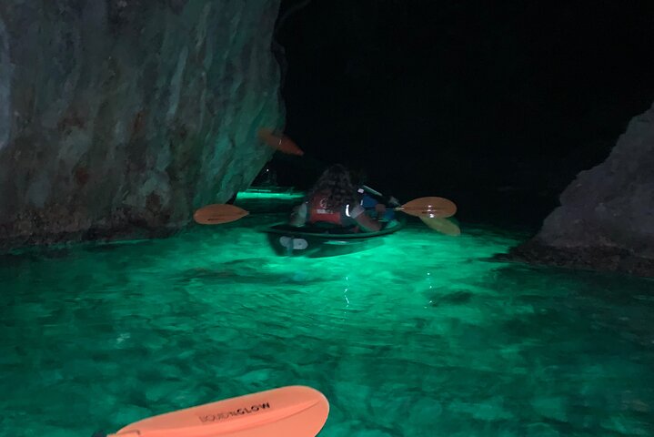 Night Kayaking in Clear Kayaks | Glowing Waters & Stars