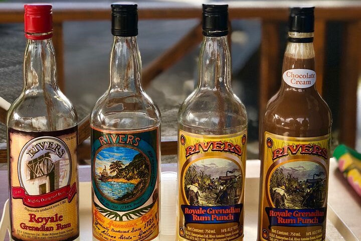West Coast: Rum Distillery, Concord waterfall, Nutmeg processing