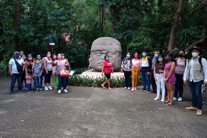 Guided Tour by the Olmec Stone Men