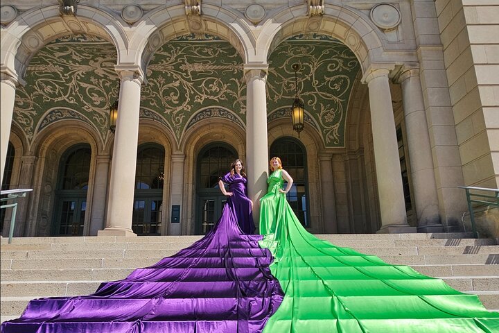 Flying Dress Photo Shoot in Madison WI