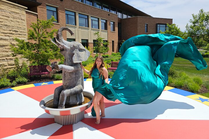 Flying Dress Photo Shoot in Madison WI