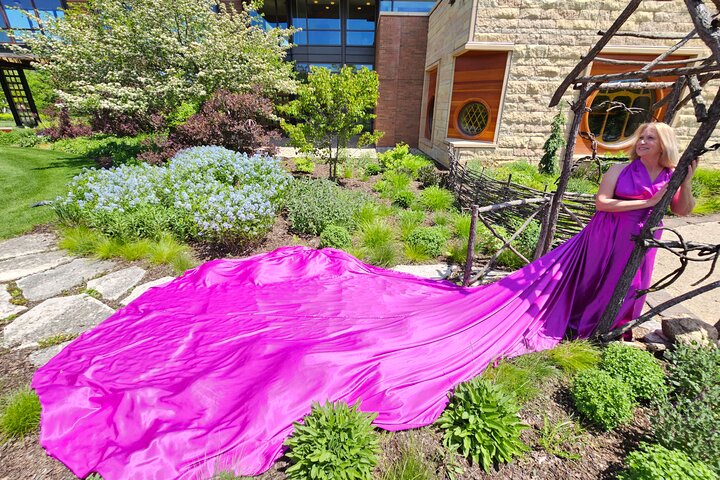 Flying Dress Photo Shoot in Madison WI
