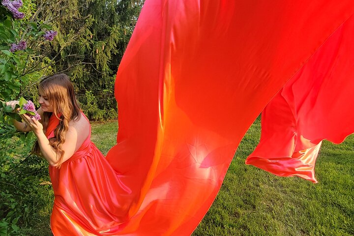 Flying Dress Photo Shoot in Madison WI