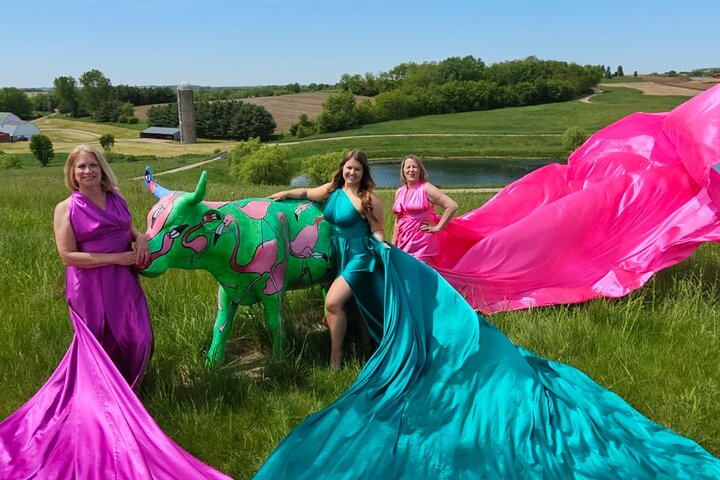 Flying Dress Photo Shoot in Madison WI