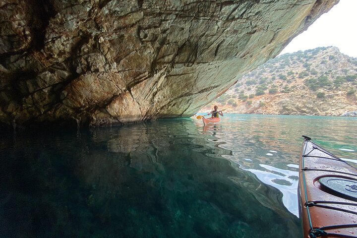 Naxos: Rhina Cave Sea Kayaking Tour