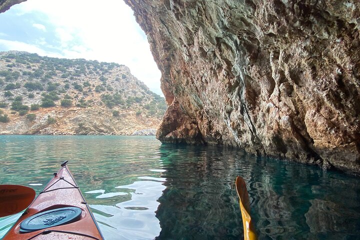 Naxos: Rhina Cave Sea Kayaking Tour