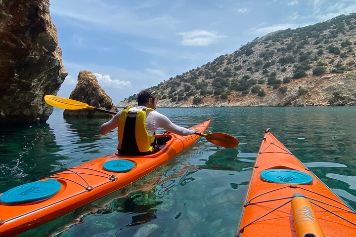 Naxos: Rhina Cave Sea Kayaking Tour