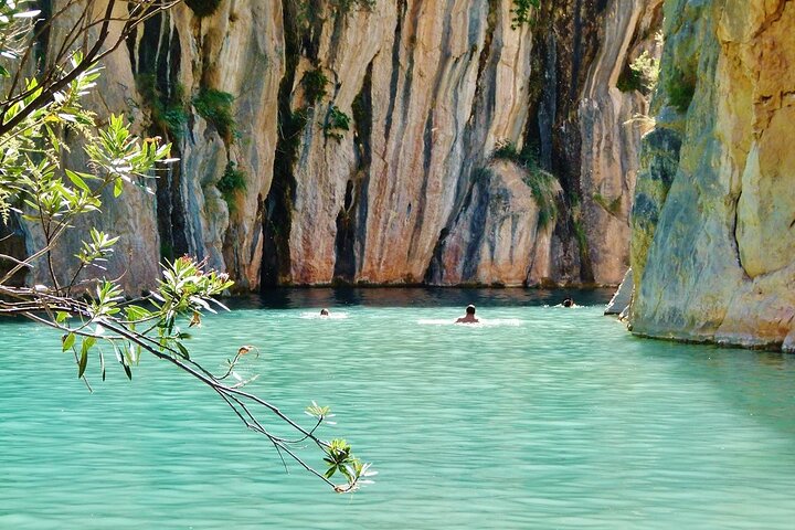 From Valencia: Montanejos Thermal Pools + Hiking, Rafting, Kayak