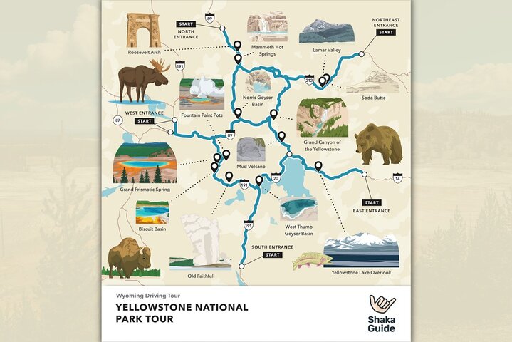 Yellowstone National Park Self-Guided Audio Tour