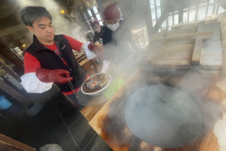 Hot Spring Beppu Onsen with Blue Hell cozy Tour by Car and walk