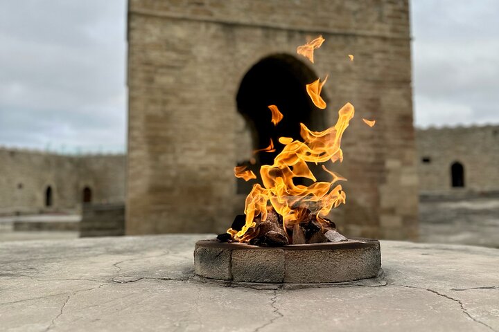 Gobustan & Mud, Fire Temple, Burning Mountain (Group & Private)