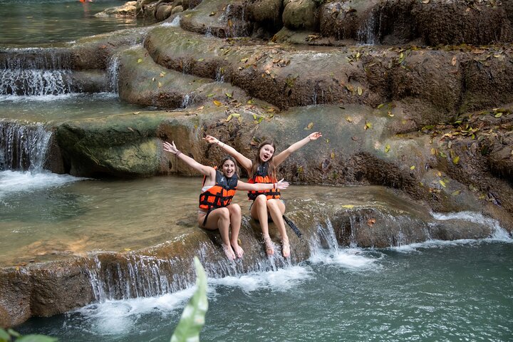 Erawan Waterfall & Train Tour from Kanchanaburi – Full Day