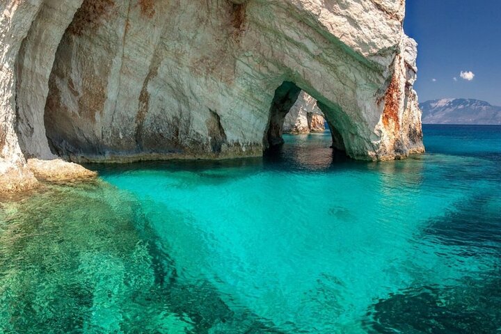 Zakynthos Blue Caves and Navagio bay