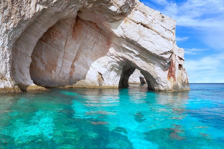 Zakynthos Blue Caves and Navagio bay