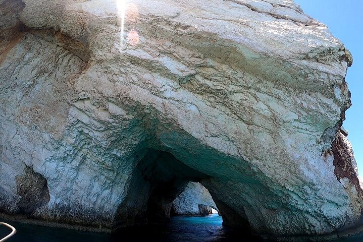 Zakynthos Blue Caves and Navagio bay