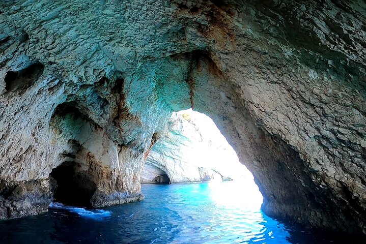 Zakynthos Blue Caves and Navagio bay