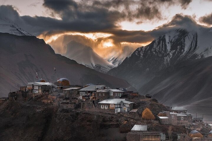 From Baku: Guba & Khinalig & Candy Mountains (Private or Group)