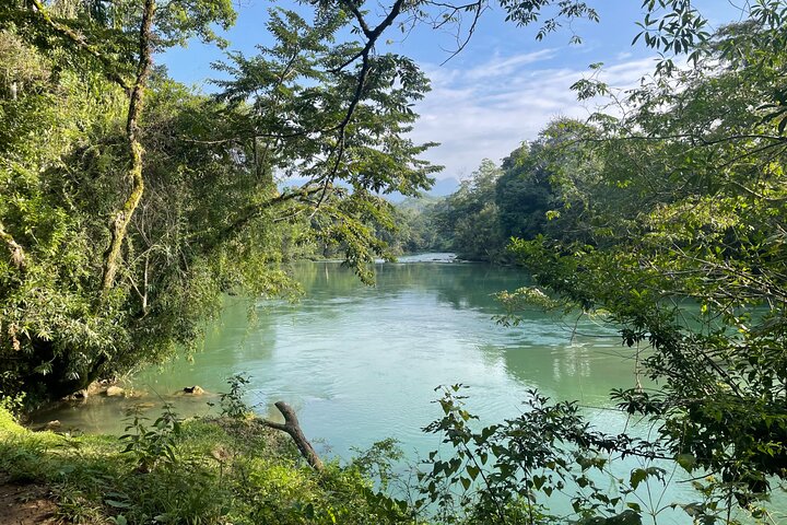 Cultural Walk and Natural Beauty near Semuc Champey