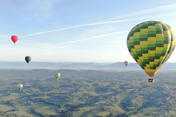 Hot Air Balloon Flight Over Tuscany from Siena