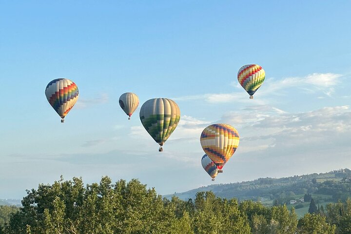 Hot Air Balloon Flight Over Tuscany from Siena