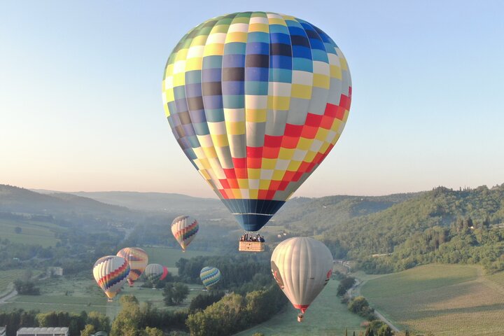 Hot Air Balloon Flight Over Tuscany from Siena