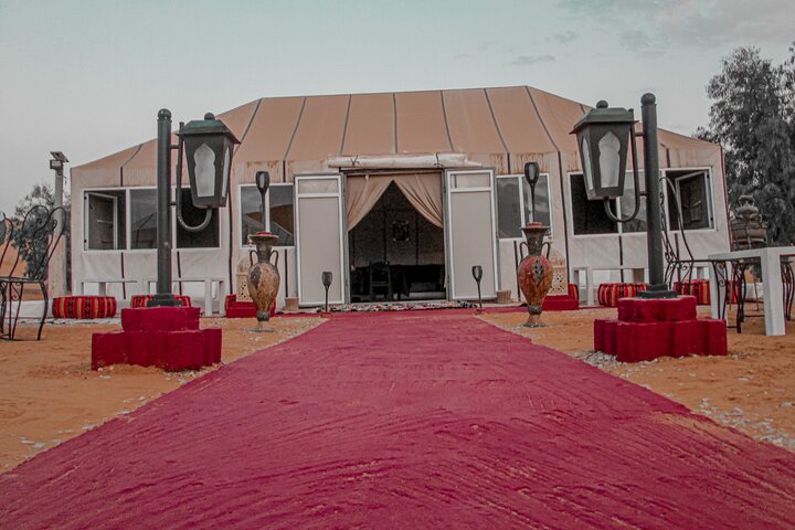 Luxury Camp in Merzouga Desert with Camel Trekking, Vehicule 4WD